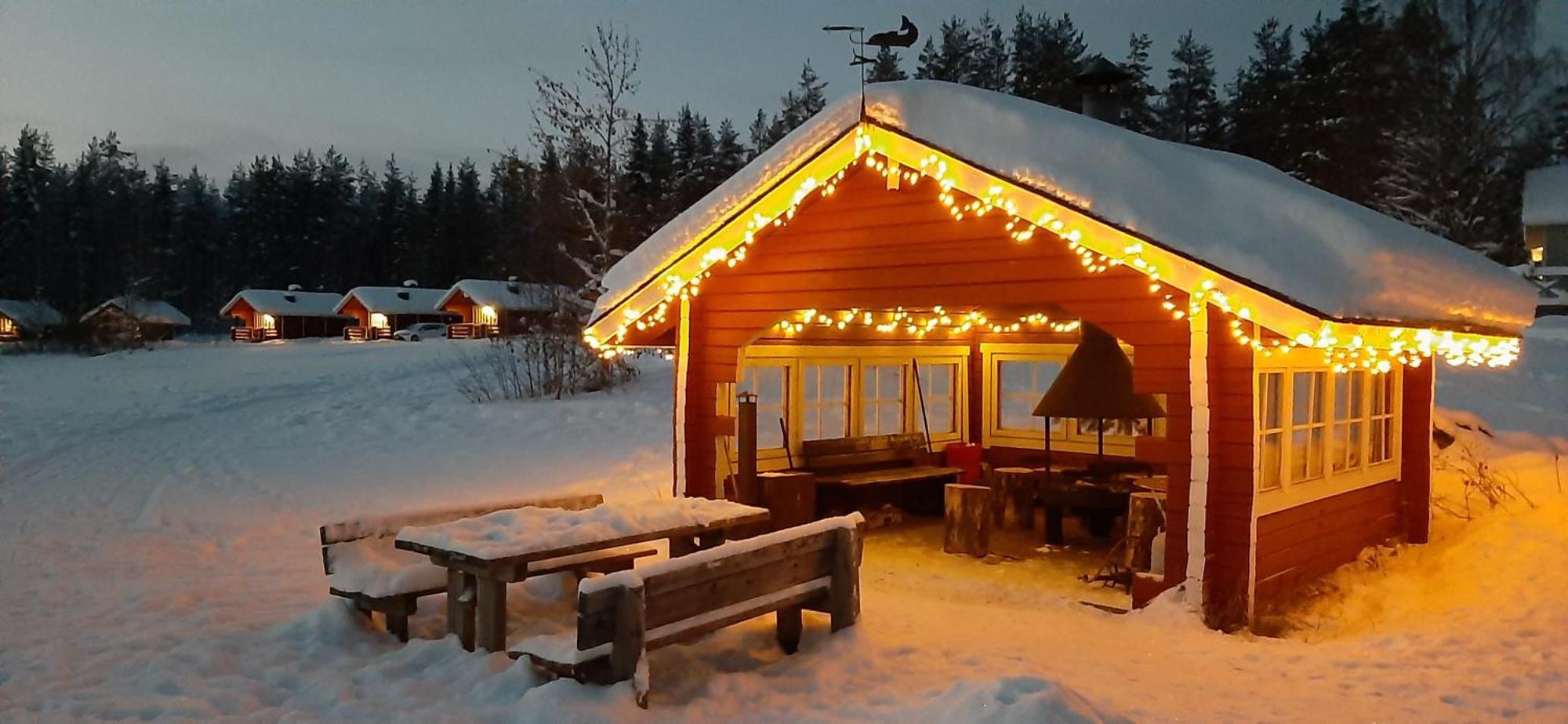 Korvala Log Cabins Villa Buitenkant foto