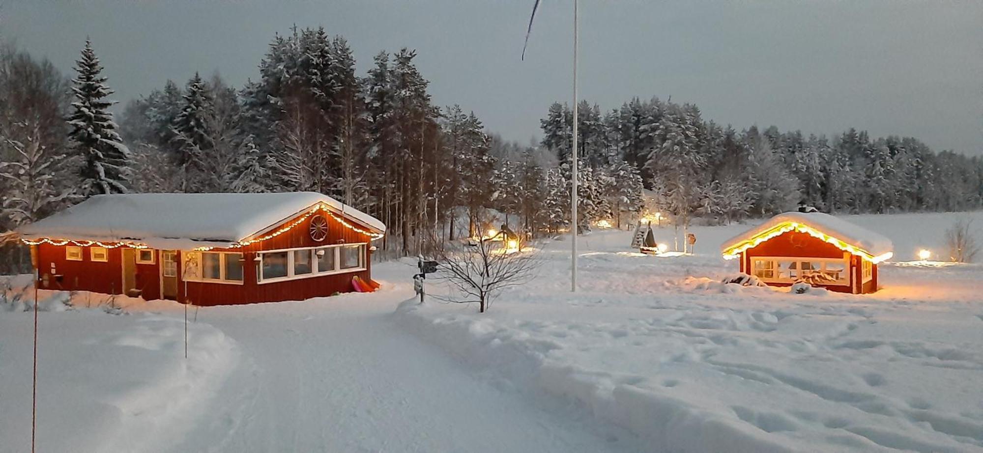 Korvala Log Cabins Villa Buitenkant foto