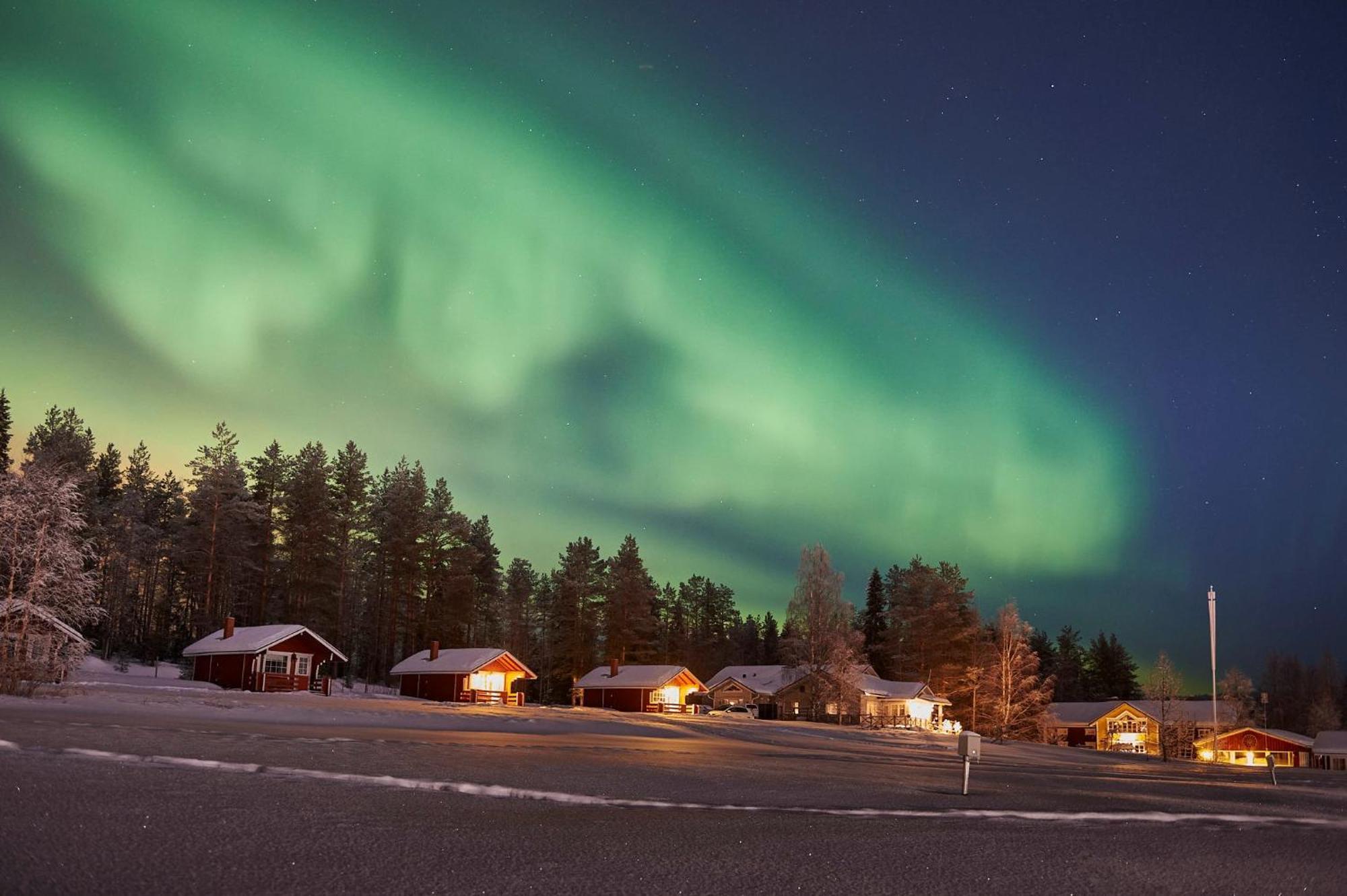 Korvala Log Cabins Villa Buitenkant foto